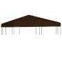 Brown gazebo awning 310 g/m² 3x3 m by vidaXL, Covers for tents and gazebos - Ref: Foro24-46621, Price: 49,56 €, Discount: %