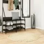 PAMPLONA modern long pile shaggy rug gold Ø 100 cm by , Rugs - Ref: Foro24-375354, Price: 23,87 €, Discount: %