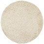 Goldener moderner Langflorteppich Ø 100 cm von , Teppiche - Ref: Foro24-375354, Preis: 24,15 €, Rabatt: %