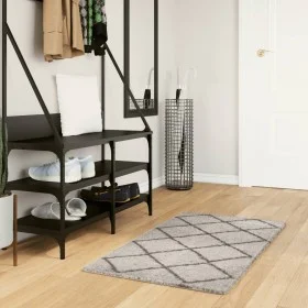 Moderner Langhaarteppich PAMPLONA anthrazitbeige 60x110 cm von , Teppiche - Ref: Foro24-375382, Preis: 22,64 €, Rabatt: %