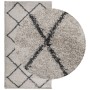 Moderner Langhaarteppich PAMPLONA anthrazitbeige 60x110 cm von , Teppiche - Ref: Foro24-375382, Preis: 22,99 €, Rabatt: %