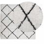 Moderner Langflor-Teppich PAMPLONA in Creme und Schwarz, 160 x 160 cm von , Teppiche - Ref: Foro24-375368, Preis: 66,25 €, Ra...
