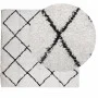 Moderner Langflor-Teppich PAMPLONA in Creme und Schwarz, 160 x 160 cm von , Teppiche - Ref: Foro24-375368, Preis: 65,33 €, Ra...