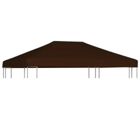 Brown gazebo awning 310 g/m² 3x4 m by vidaXL, Covers for tents and gazebos - Ref: Foro24-46625, Price: 81,61 €, Discount: %