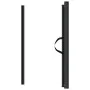 Retractable pet gate black 82.5x125 cm by , Gates for children and pets - Ref: Foro24-4004131, Price: 47,03 €, Discount: %