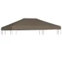 Taupe gazebo awning 310 g/m² 3x3 m by vidaXL, Covers for tents and gazebos - Ref: Foro24-46619, Price: 87,83 €, Discount: %