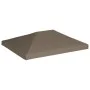 Taupe gazebo awning 310 g/m² 3x3 m by vidaXL, Covers for tents and gazebos - Ref: Foro24-46619, Price: 87,83 €, Discount: %