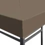 Taupe gazebo awning 310 g/m² 3x3 m by vidaXL, Covers for tents and gazebos - Ref: Foro24-46619, Price: 87,83 €, Discount: %