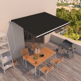 Anthrazitgraue automatische einziehbare Markise 450x350 cm von , Markisen - Ref: Foro24-3069009, Preis: 594,87 €, Rabatt: %