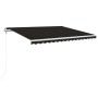 Anthracite gray automatic retractable awning 450x350 cm by , Awnings - Ref: Foro24-3069009, Price: 590,88 €, Discount: %