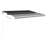 Anthracite gray automatic retractable awning 450x350 cm by , Awnings - Ref: Foro24-3069009, Price: 566,16 €, Discount: %