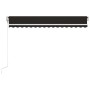 Anthracite gray automatic retractable awning 450x350 cm by , Awnings - Ref: Foro24-3069009, Price: 590,88 €, Discount: %