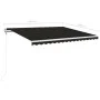 Anthracite gray automatic retractable awning 450x350 cm by , Awnings - Ref: Foro24-3069009, Price: 566,16 €, Discount: %