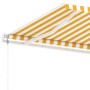 Yellow and white automatic standing awning 450x350 cm by , Awnings - Ref: Foro24-3069648, Price: 668,92 €, Discount: %