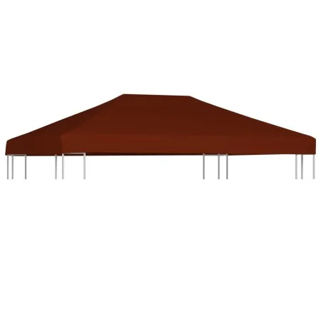 Toldo de cenador terracota 310 g/m² 3x4 m de vidaXL, Cubiertas para carpas y cenadores - Ref: Foro24-46626, Precio: 81,80 €, ...