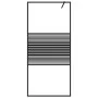 Black transparent ESG glass shower screen 90x195 cm by , Shower walls and screens - Ref: Foro24-152146, Price: 162,21 €, Disc...