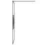 Duschwand aus schwarzem, transparentem ESG-Glas, 90 x 195 cm von , Duschwände und Duschwände - Ref: Foro24-152146, Preis: 150...