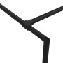 Mampara de ducha vidrio ESG transparente negro 90x195 cm de , Paredes y mamparas de ducha - Ref: Foro24-152146, Precio: 158,5...
