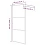 Black transparent ESG glass shower screen 90x195 cm by , Shower walls and screens - Ref: Foro24-152146, Price: 162,21 €, Disc...