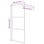 Duschwand aus schwarzem, transparentem ESG-Glas, 90 x 195 cm von , Duschwände und Duschwände - Ref: Foro24-152146, Preis: 158...