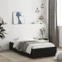 Black engineered wood bed with drawers 90x200 cm by , Beds and slatted bases - Ref: Foro24-3207295, Price: 133,34 €, Discount: %