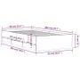 Black engineered wood bed with drawers 90x200 cm by , Beds and slatted bases - Ref: Foro24-3207295, Price: 133,34 €, Discount: %