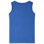 Blaues Melange-Tanktop für Kinder 140 von , Kinder-T-Shirts - Ref: Foro24-11663, Preis: 7,93 €, Rabatt: %