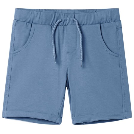 Pantalones cortos infantiles con cordón azul oscuro 128 de , Pantalones de niños - Ref: Foro24-11637, Precio: 9,12 €, Descuen...
