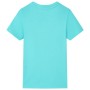 Aquamarin-Kurzarm-T-Shirt für Kinder 140 von , Kinder-T-Shirts - Ref: Foro24-11623, Preis: 8,13 €, Rabatt: %