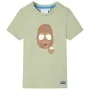 Children's short-sleeved t-shirt light khaki 92 by , Kids T-shirts - Ref: Foro24-11609, Price: 8,12 €, Discount: %