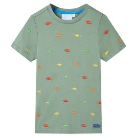 Khaki children's short-sleeved T-shirt 92 by , Kids T-shirts - Ref: Foro24-11764, Price: 9,63 €, Discount: %
