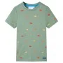 Khakifarbenes Kinder-Kurzarm-T-Shirt 92 von , Kinder-T-Shirts - Ref: Foro24-11764, Preis: 9,63 €, Rabatt: %