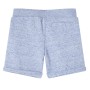 Children's shorts with blue mélange drawstring 140 by , kids pants - Ref: Foro24-12198, Price: 9,39 €, Discount: %