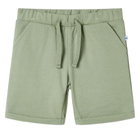 Kindershorts mit Kordelzug hellkhaki 140 von , Kinderhosen - Ref: Foro24-12608, Preis: 12,38 €, Rabatt: %