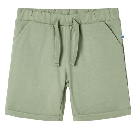 Kindershorts mit Kordelzug hellkhaki 140 von , Kinderhosen - Ref: Foro24-12608, Preis: 12,38 €, Rabatt: %
