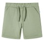 Kindershorts mit Kordelzug hellkhaki 140 von , Kinderhosen - Ref: Foro24-12608, Preis: 12,38 €, Rabatt: %