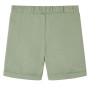 Kindershorts mit Kordelzug hellkhaki 140 von , Kinderhosen - Ref: Foro24-12608, Preis: 12,38 €, Rabatt: %