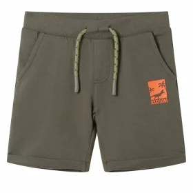 Children's shorts with drawstring dark khaki 116 by , kids pants - Ref: Foro24-12201, Price: 9,29 €, Discount: %