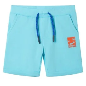Kindershorts mit aquamarinfarbenem Kordelzug 140 von , Kinderhosen - Ref: Foro24-12208, Preis: 9,29 €, Rabatt: %