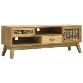 Brauner TV-Schrank aus geschnitztem Holz, 120 x 30 x 42 cm von vidaXL, TV-Möbel - Ref: Foro24-285768, Preis: 154,58 €, Rabatt: %