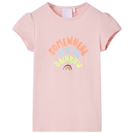 Camiseta infantil rosa claro 104 de , Camisetas para niños - Ref: Foro24-10760, Precio: 8,41 €, Descuento: %