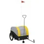Black and yellow iron bicycle trailer 45 kg by , Bicycle trailers - Ref: Foro24-94148, Price: 85,46 €, Discount: %