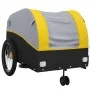Remolque para bicicleta hierro negro y amarillo 45 kg de , Remolques para bicicletas - Ref: Foro24-94148, Precio: 85,46 €, De...