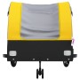 Schwarz-gelber Fahrradanhänger aus Eisen, 45 kg von , Fahrradanhänger - Ref: Foro24-94148, Preis: 86,84 €, Rabatt: %