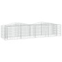 Arriate de gaviones forma arco hierro galvanizado 200x50x50 cm de , Maceteros y jardineras - Ref: Foro24-153542, Precio: 58,9...