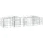 Galvanized iron arch shaped gabion bed 200x50x50 cm by , Pots and planters - Ref: Foro24-153542, Price: 58,30 €, Discount: %