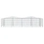 Galvanized iron arch shaped gabion bed 200x50x50 cm by , Pots and planters - Ref: Foro24-153542, Price: 58,30 €, Discount: %