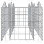 Arriate de gaviones forma arco hierro galvanizado 200x50x50 cm de , Maceteros y jardineras - Ref: Foro24-153542, Precio: 58,9...