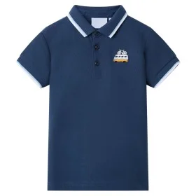 Dunkelblaues Kinderpoloshirt 92 von , Kinder-T-Shirts - Ref: Foro24-12049, Preis: 9,12 €, Rabatt: %