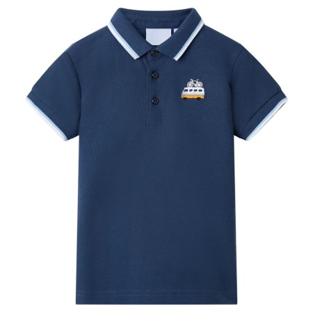 Dunkelblaues Kinderpoloshirt 92 von , Kinder-T-Shirts - Ref: Foro24-12049, Preis: 9,22 €, Rabatt: %